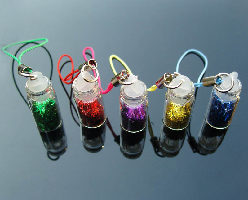 Mini Bottle With Shining Threads(Assorted)