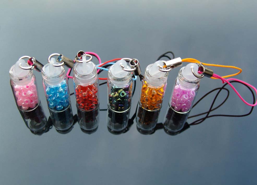Mini Bottle With Mini Beads(Assorted)