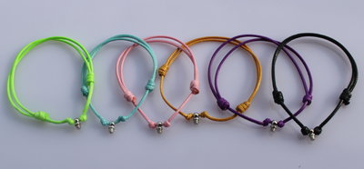 Premade Wax Cord Bracelets (With Screw Stoppers)