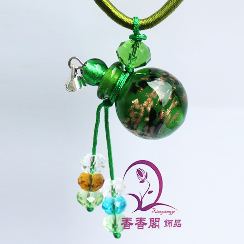 Murano Glass Perfume Necklaces(with cord)