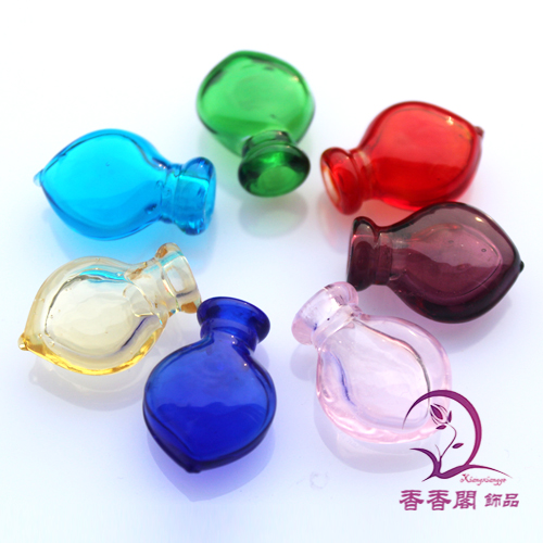 Murano Glass Essential Oil Vial Small Heart (17X23MM,0.50ML)