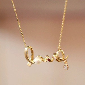 Love Necklaces With Pearl