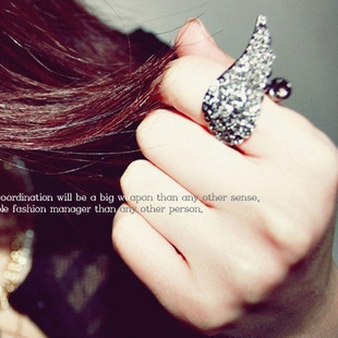 Fashion Angel's Wing Rings