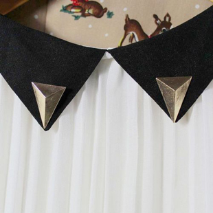 Vintage Triangle Brooches 