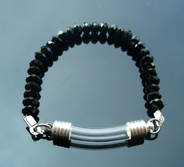 Curve Tube(Premade Crystal Beads Bracelets)