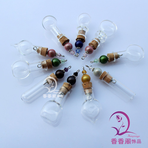 8MM Glass Vials With Hand-Beaded Corks