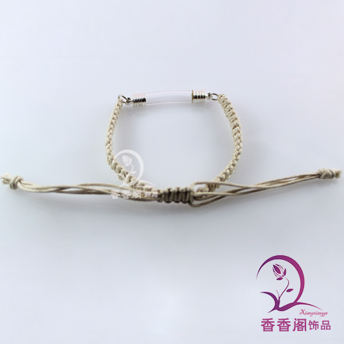 Curve Tube(Premade Woven Cotton Bracelet)
