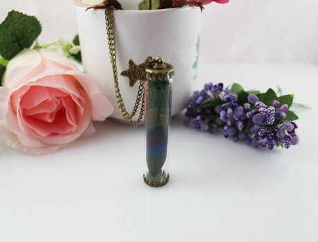 60X12MM Glass Tube Necklace