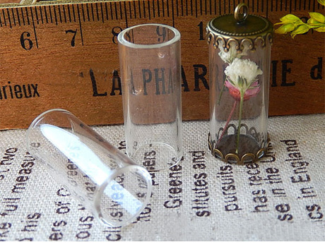 28X12MM Both Ends Open Glass Tube Vials