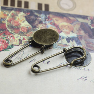 15/19MM Large Brooch Safety Pins Base