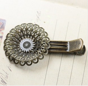 47MM antique bronze finish hair clip 
