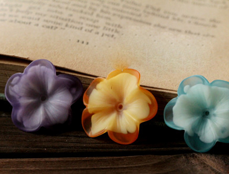 3CM DIY resin beaded flower (Assorted Colors)
