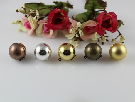 18MM Antique Silver/Gold/Matte Gold/Bronze/Copper Globe Brass Ball Locket Pendants /Charms