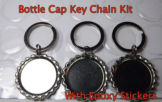 DIY Bottle Cap Key Chain kit