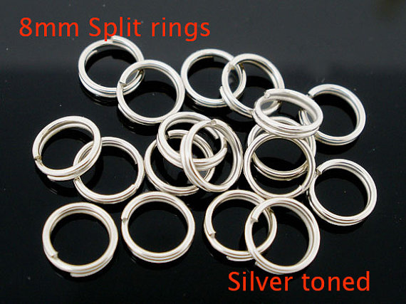 6/8MM Split rings(sold per package of 50pcs)