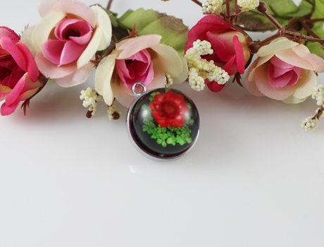 20MM Resin Flower with Base