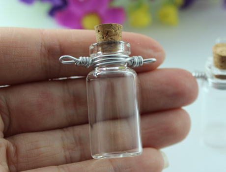 Handmade Glass Jar Pendant (4 sizes availble)