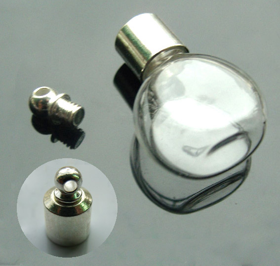 Cognac Bottle (Preglued silver-plated screw caps)