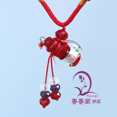 Murano Glass Perfume Necklaces (with cord)