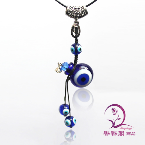 Lucky Eye Murano Glass Perfume Necklaces (with cord)