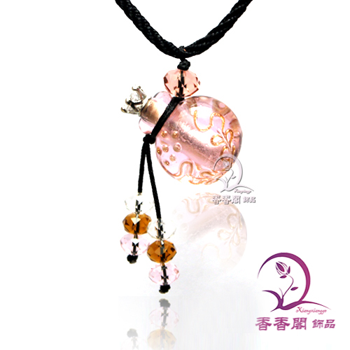 Murano Glass Perfume Baroque Necklaces (with cord)