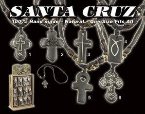 Cross Necklaces (sold in per package of 6 pcs, assorted designs)