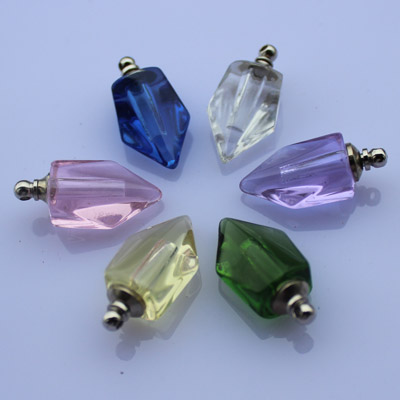 Crystal Plain Perfume Vials Sword(16x19MM,assorted colors)