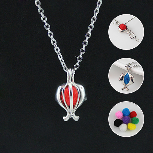22x13MM Dolphin Diffuser Locket Necklace