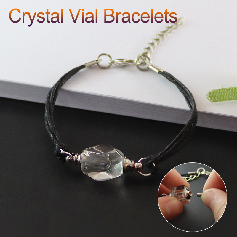 Crystal Vial Bracelets
