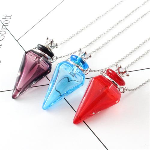 Colorful Cone Perfume Necklace 
