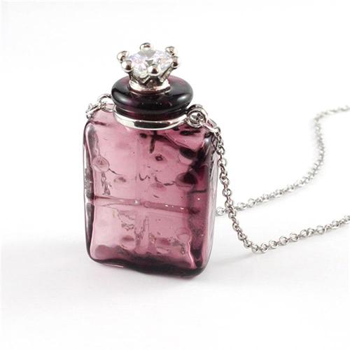 Colorful Wine Bottle Perfume Necklace 