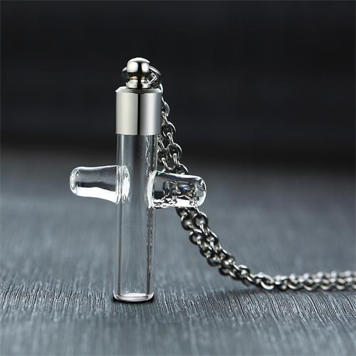 6mm Cross Tube Necklace